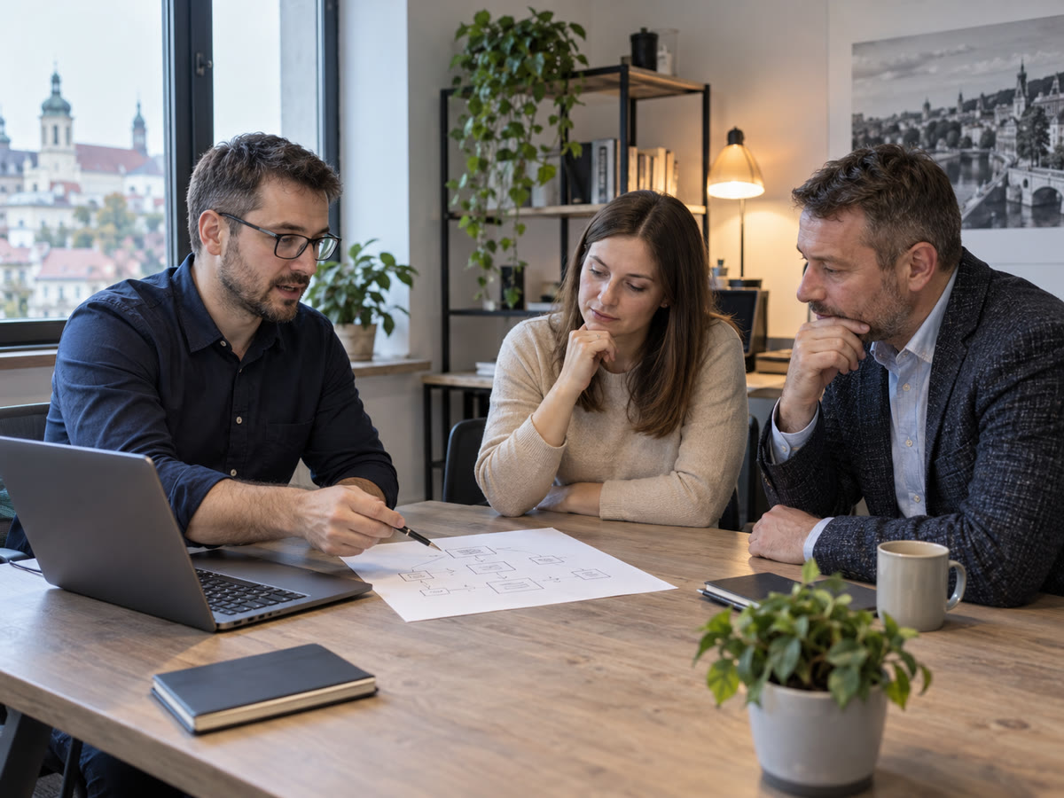 Discussing a business automation project